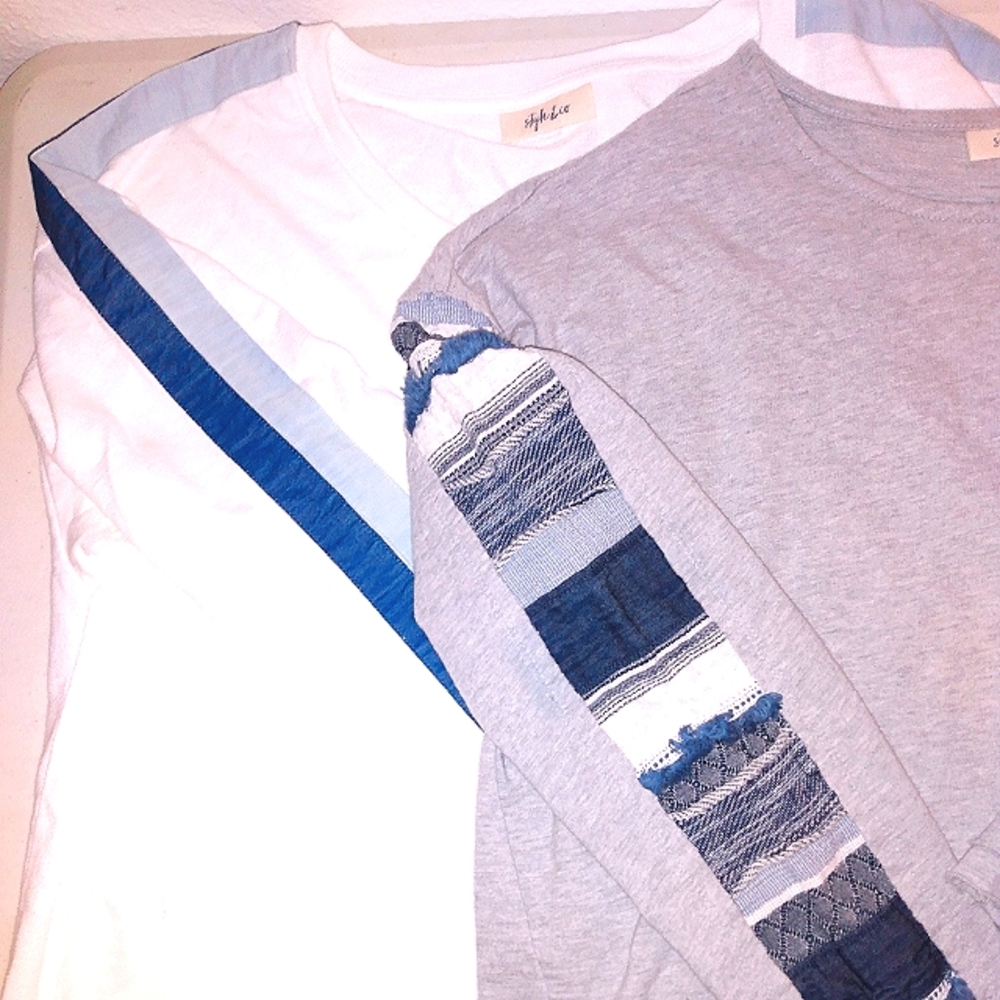 *SOLD on eBay* Style Co 2 pc  XL long sleeve t-shirts  Y2K